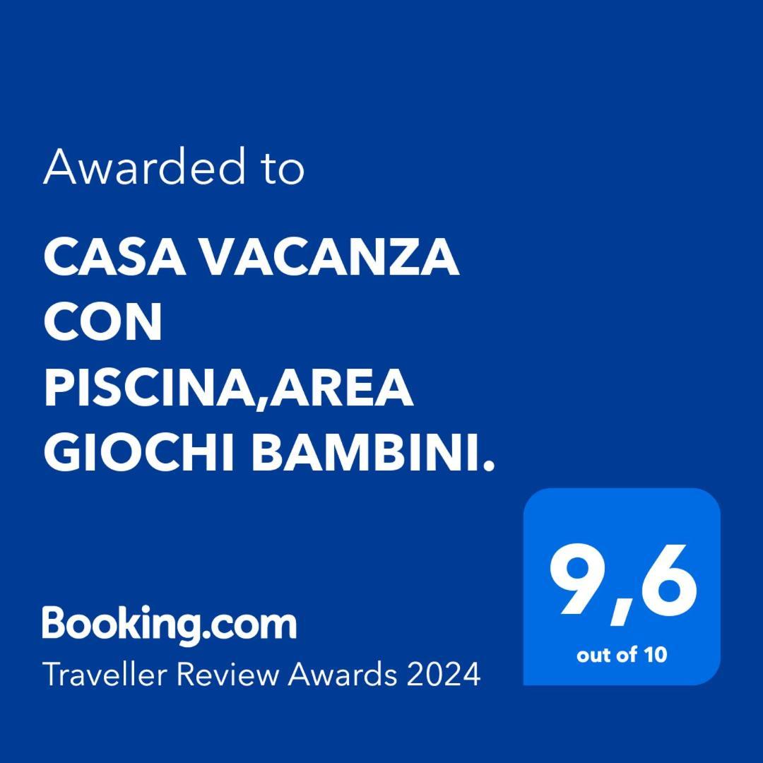 Casa Vacanza Con Piscina,Area Giochi Bambini. Santa Maria della Versa Extérieur photo
